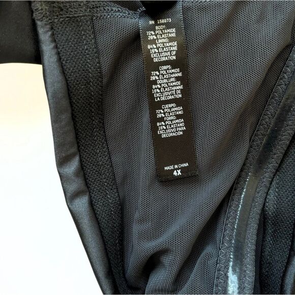 Skims Stretch Satin Bralette - Onyx - 4x - Picture 6 of 7